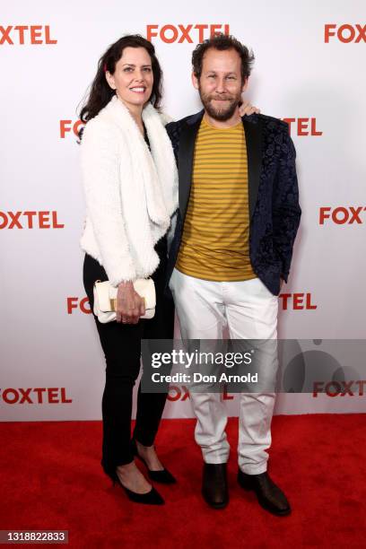 Ione Skye and Ben Lee attend the premiere of the final season of Mr Inbetween on May 19, 2021 in Sydney, Australia.