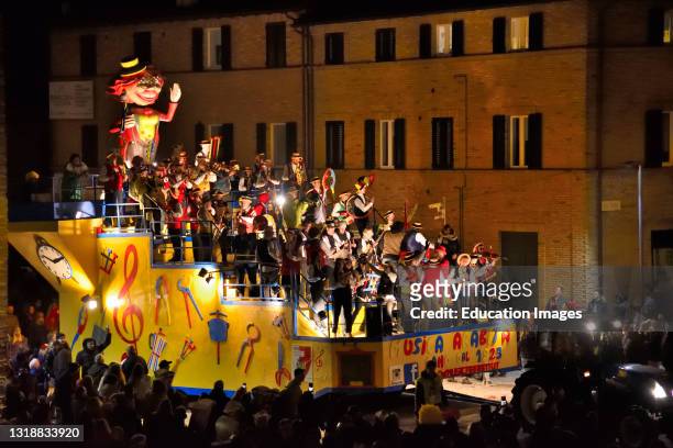 Carnival of Fano. Marche. Italy.