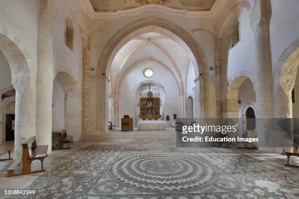 Church of the Abbey of Santa Maria A Mare. Island of San Nicola. Tremiti Islands. Apulia. Italy.