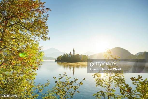 Lake Bled at sunrise, Slovenia