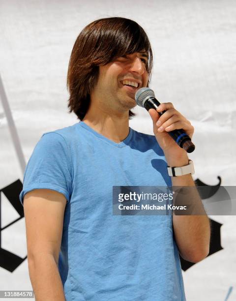 Author Demetri Martin speaks onstage at day 2 of the 16th Annual Los Angeles Times Festival of Books held at USC on May 1, 2011 in Los Angeles,...