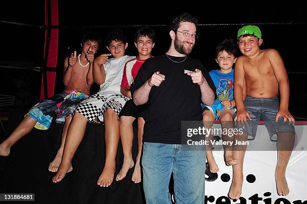 Dustin "Screech" Diamond attends Celebrity Boxing Match Featuring Michael Lohan and Frank Sorrentino at The Ocean Manor on June 4, 2011 in Fort...