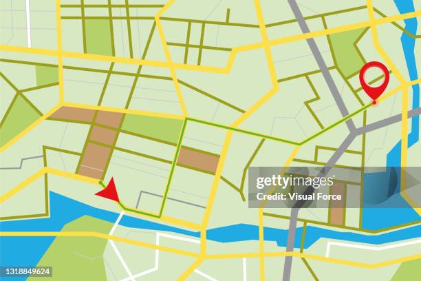 Map Routing Generic Generic City Road Map Photos and Premium High Res Pictures - Getty Images