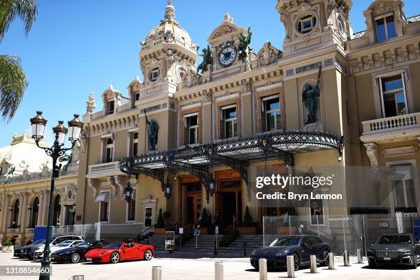 General view of Monte Carlo Casino during previews ahead of the F1 Grand Prix of Monaco at Circuit de Monaco on May 19, 2021 in Monte-Carlo, Monaco.
