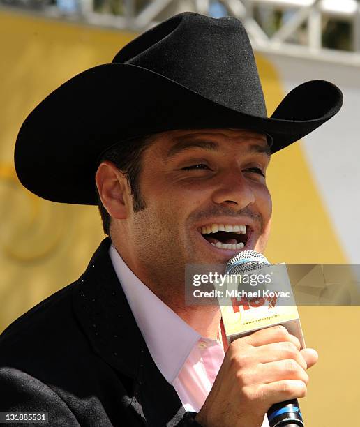 Singer Cesar Brizuela performs onstage at day 2 of the 16th Annual Los Angeles Times Festival of Books held at USC on May 1, 2011 in Los Angeles,...