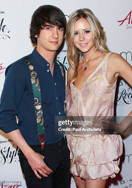 Reality TV personality Chad Rogers and Amanda Sobocinski arrive at the Los Angeles Times Magazine's music and fashion event "Rock Style" at Hollywood...