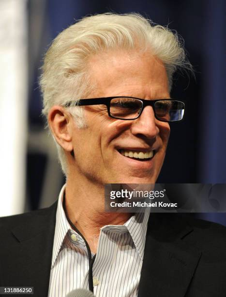 Actor Ted Danson speaks onstage at day 2 of the 16th Annual Los Angeles Times Festival of Books held at USC on May 1, 2011 in Los Angeles, California.