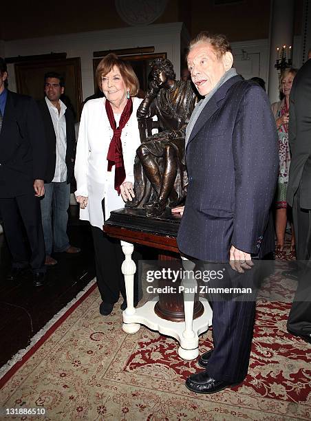 Anne Meara and Jerry Stiller attend the 2011 Players Foundation for Theatre Education Hall of Fame Inductions at The Players Club on May 1, 2011 in...