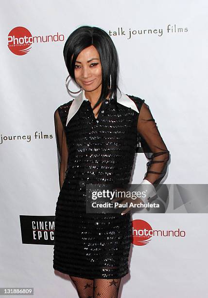 Actress Bai Ling arrives at "The Putt Putt Syndrome" premiere at The Culver Plaza Theaters on June 3, 2011 in Los Angeles, California.