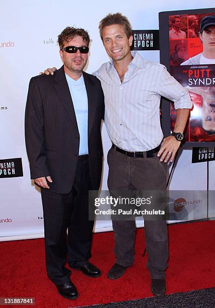 Producer / Director Allen Cognata Actor David Chokachi arrive at "The Putt Putt Syndrome" premiere at The Culver Plaza Theaters on June 3, 2011 in...