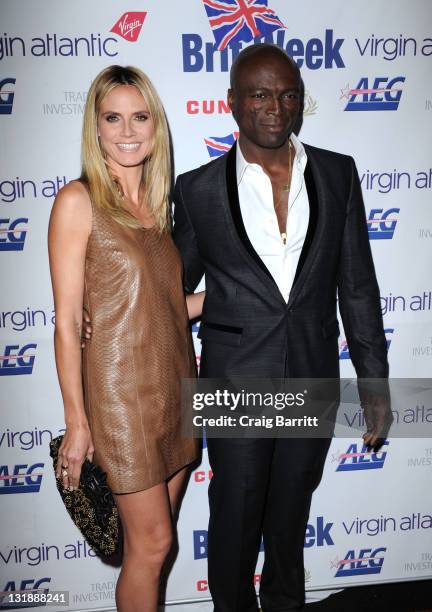 Heidi Klum and Seal attend BritWeek Gala Dinner Benefiting LA's BEST "Joy Of Reading" at L.A. Live Event Deck on April 28, 2011 in Los Angeles,...