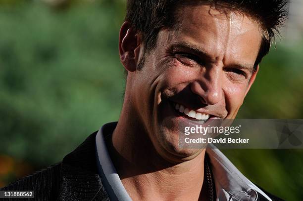 Singer Jeff Timmons of 98 Degrees attends the arrivial ceremony for the 2011 Miss USA contestants at the Planet Hollywood Resort & Casino on June 6,...