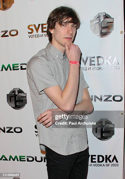 Marston Hefner arrives at the E3 red carpet launch party at Suede in the Westin Bonaventure Hotel on June 7, 2011 in Los Angeles, California.