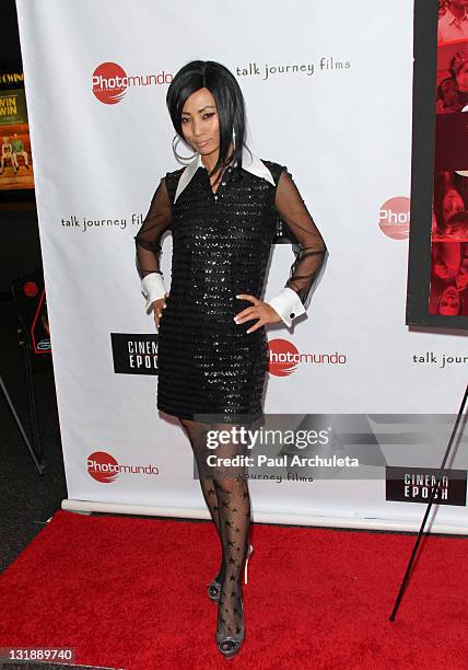 Actress Bai Ling arrives at "The Putt Putt Syndrome" premiere at The Culver Plaza Theaters on June 3, 2011 in Los Angeles, California.