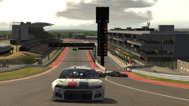 TX: eNASCAR iRacing Pro Invitational Series race at virtual Circuit of The Americas