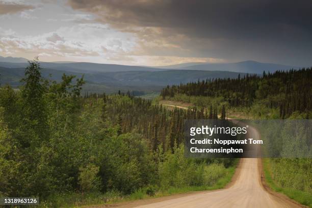 dalton highway, alaska, usa - big tom stock-fotos und bilder