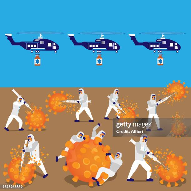 winning the war - missed shot stock illustrations
