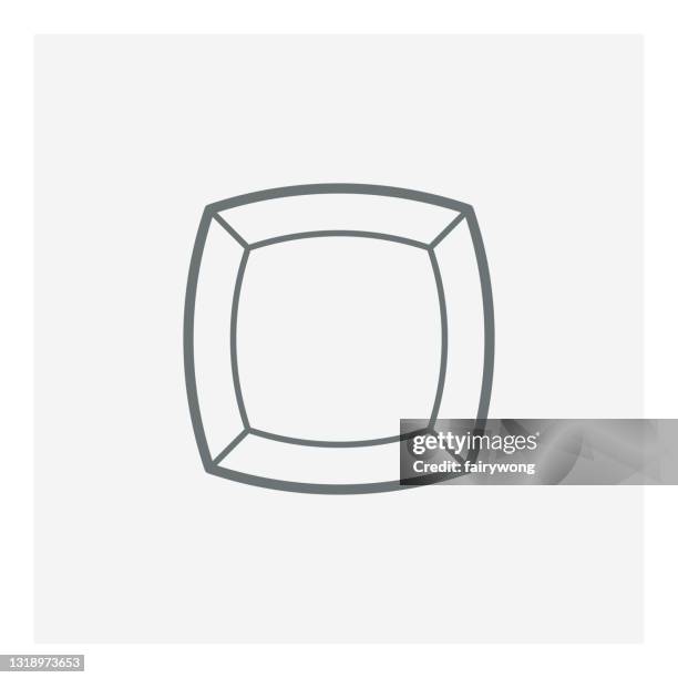 gem vector icon - ruby isolated stock illustrations