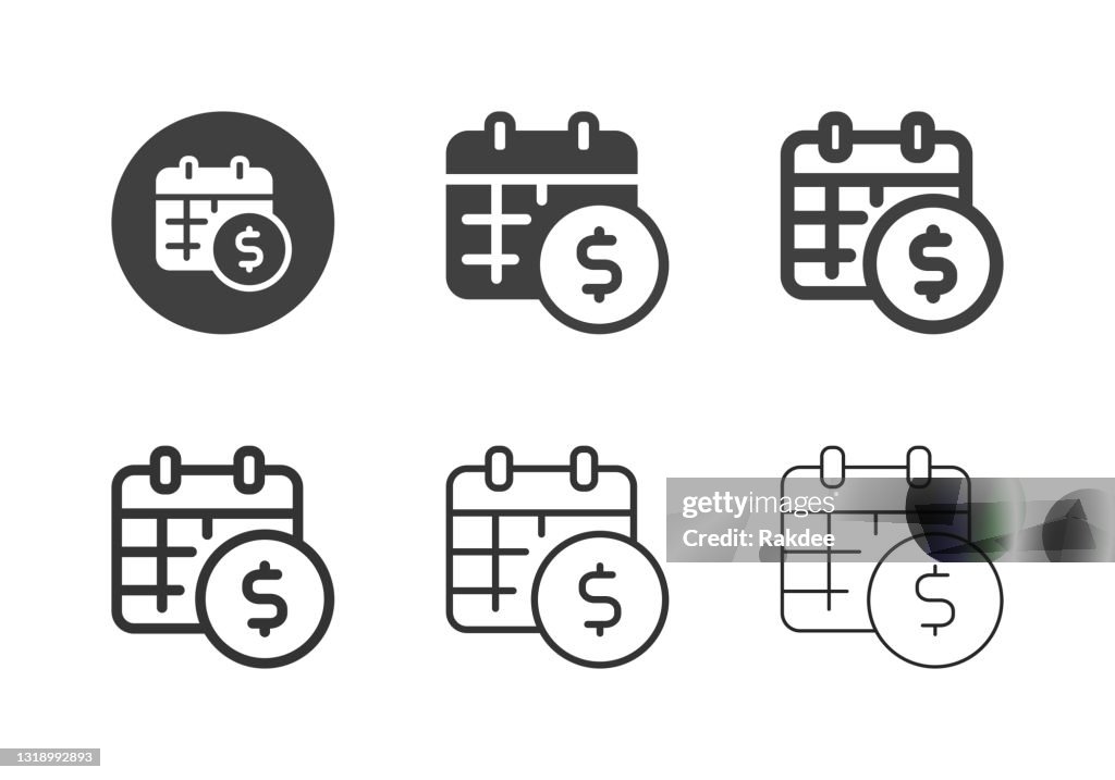 Payment Day Icons - Multi Series