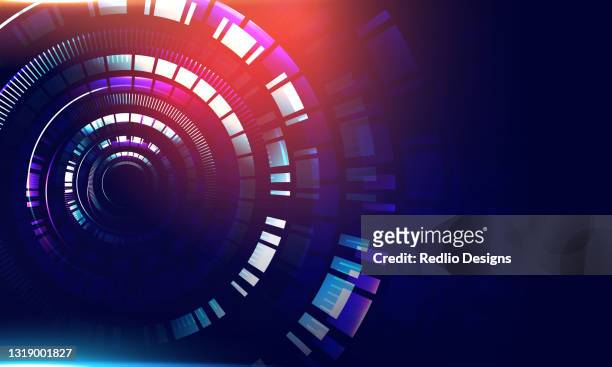 blue abstract technology circuit board background stock illustration - forecasting stock illustrations