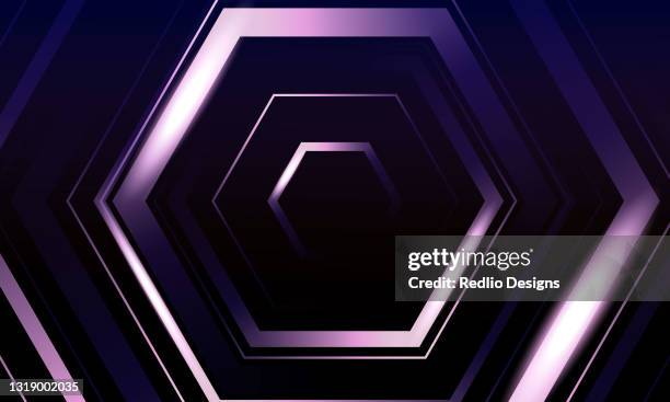hexagon pattern design modern futuristic background vector illustration. stock illustration - gold hexagon pattern stock illustrations