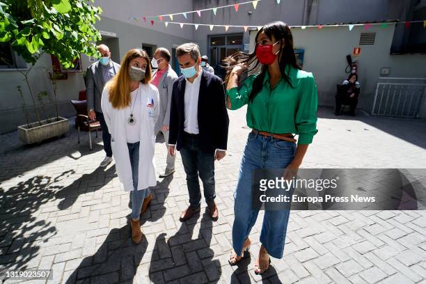 The delegate for Families, Equality and Social Welfare, Pepe Aniorte and the Deputy Mayor of Madrid, Begoña Villacis on their arrival at the San...