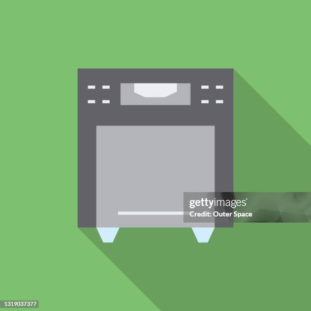 dishwasher icon - cleaning kitchen counter stock illustrations