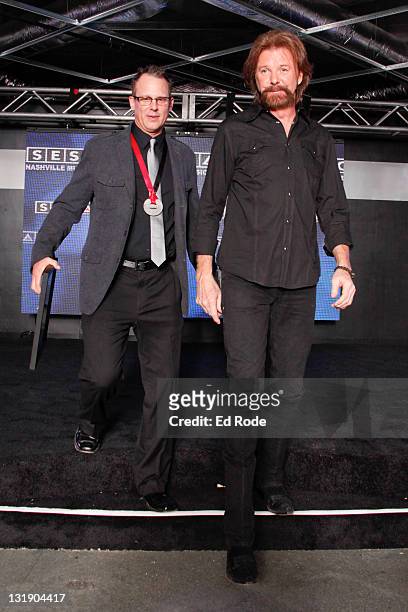 PHillip Coleman and Ronnie Dunn attend the 2011 SESAC Nashville Music Awards at The Pinnacle at Symphony Place on November 7, 2011 in Nashville,...