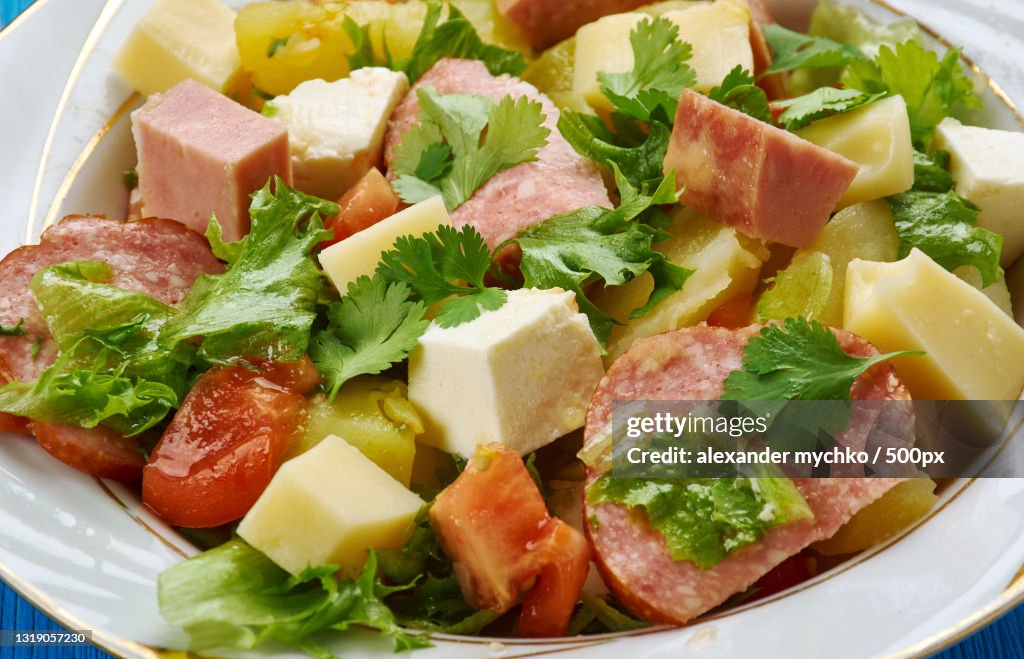 Close-up of salad in bowl