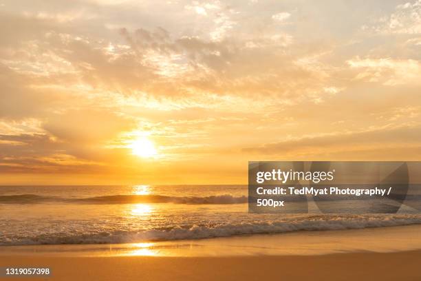 scenic view of sea against sky during sunset,perth,western australia,australia - perth australia stock-fotos und bilder