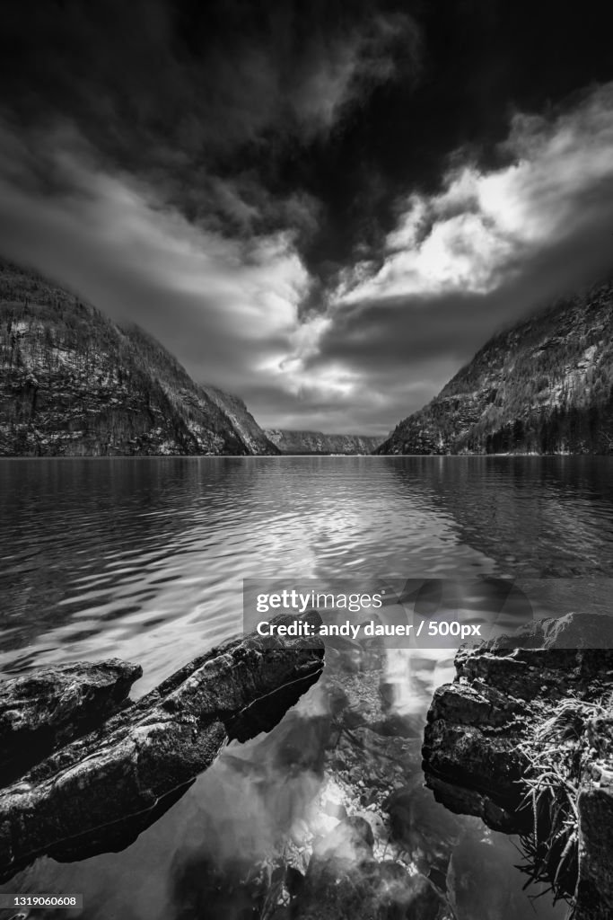 Scenic view of lake against sky,Germany