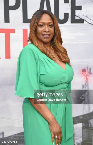 Angie Greaves attends a special screening of "A Quiet Place Part II" at Cineworld Leicester Square on May 20, 2021 in London, England.