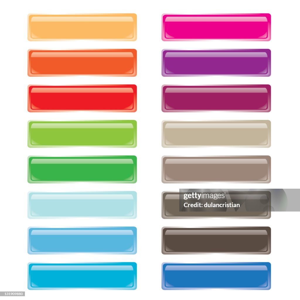 Multicolored Rectangular Menu Buttons High-Res Vector Graphic - Getty ...