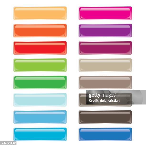 Multicolored Rectangular Menu Buttons High-Res Vector Graphic - Getty ...