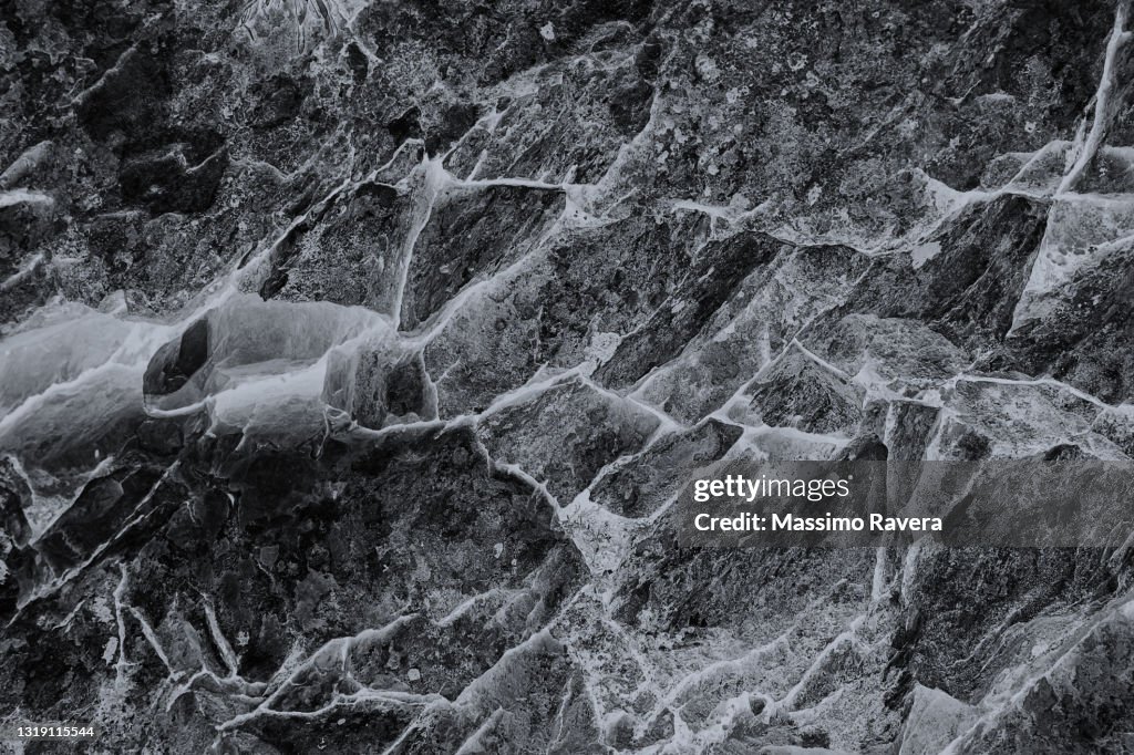 Stone texture in black tones