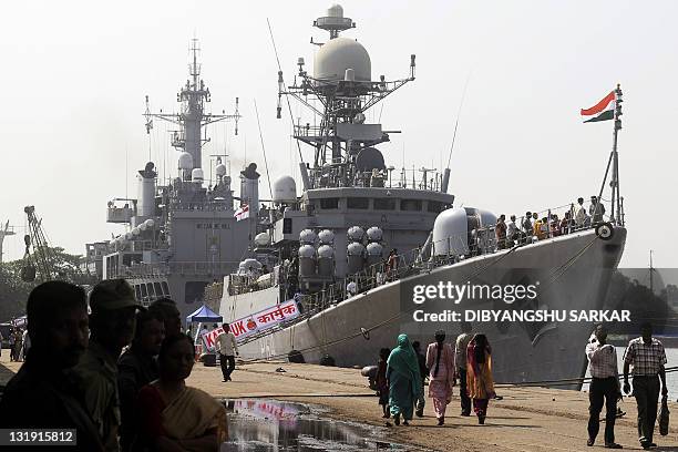 Ins Karmuk Crest Ins Kolkata Photos and Premium High Res Pictures - Getty Images