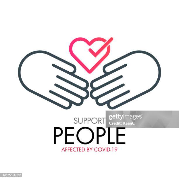 covid-19, coronavirus outbreak influenza as dangerous flu strain cases as a pandemic concept banner flat style illustration stock illustration stock illustration. support people affected by covid-19. - bereavement support stock illustrations