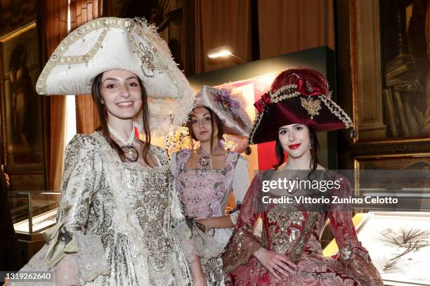 General view of the exhibition opening "Leonismo" by artist Leon Loewentraut on May 21, 2021 in Venice, Italy. In the library, directly on St. Mark's...