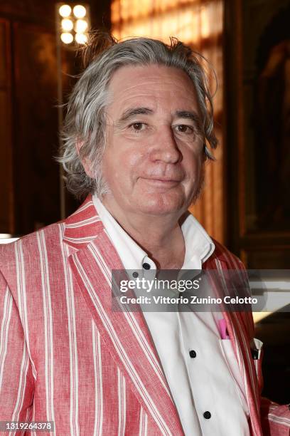 Kevin Clarke attends the exhibition opening "Leonismo" by artist Leon Loewentraut on May 21, 2021 in Venice, Italy. In the library, directly on St....