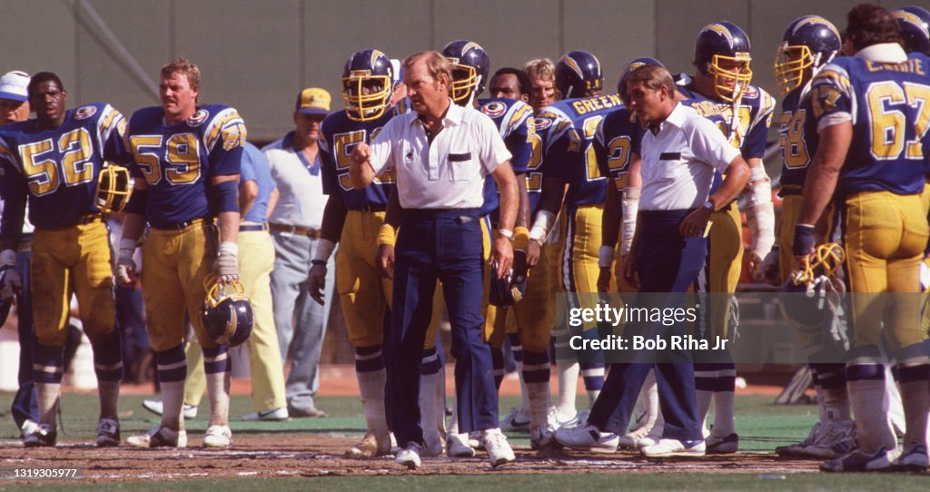 Don Coryell San Diego Chargers Head Coach circ 1980s