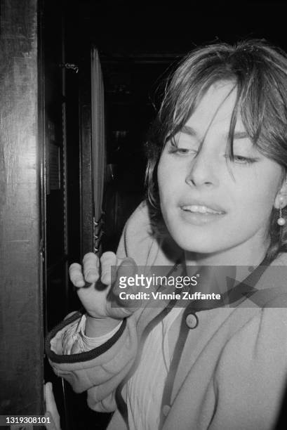 German actress Nastassja Kinski at Sardi's, a restaurant in Manhattan's Theater District in New York City, New York, circa 1980.