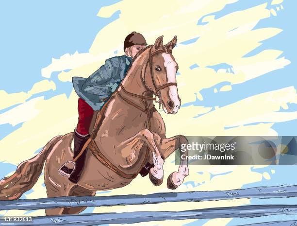 124 Ilustrações de Corrida De Obstáculos Corrida De Cavalos