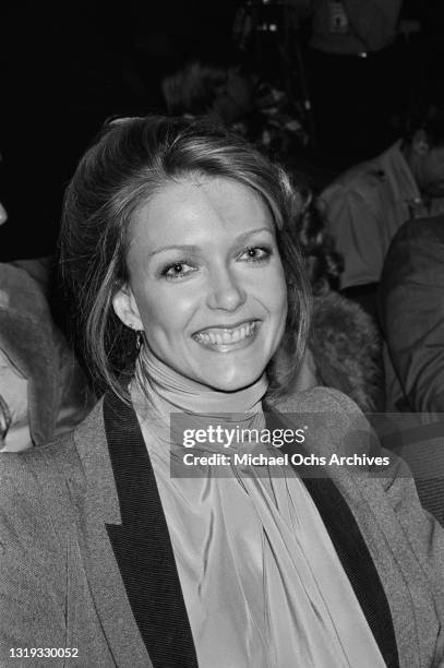 American actress Susan Blakely arriving for the ceremony to announce the nominations for the 51st Academy Awards, held at the Academy of Motion...