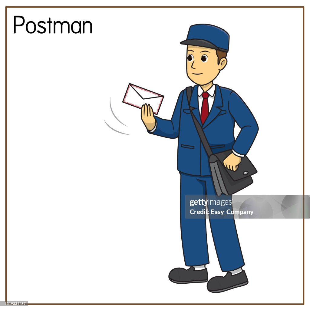 Postman Carton Postman Cartoon Images