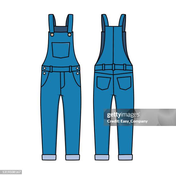 ilustraciones, imágenes clip art, dibujos animados e iconos de stock de ilustración vectorial de monos aislados sobre fondo blanco. concepto de vestuario y accesorios. personajes de dibujos animados. educación y escuela niños colorear página, imprimible, actividad, hoja de trabajo, tarjeta flash. - peto prenda de vestir