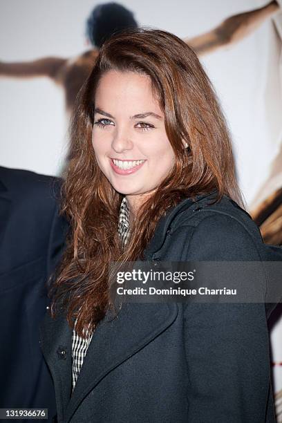 Anouchka Delon attends the'Rhum Express' Paris Premiere at Cinema Gaumont Marignan on November 8, 2011 in Paris, France.