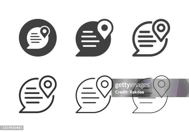 sending location icons - multi series - answering machine stock illustrations