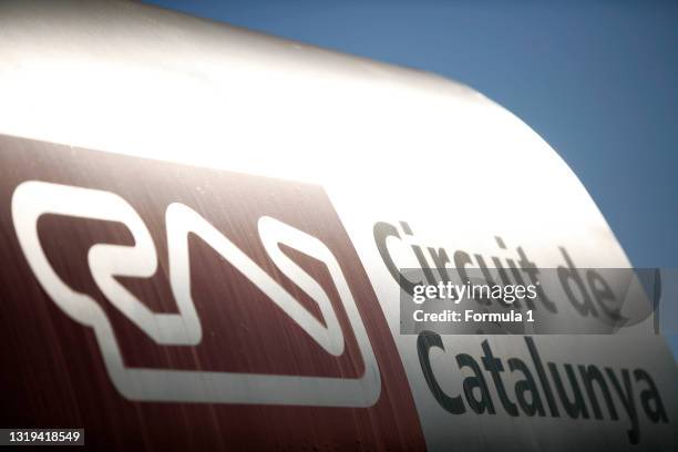 Series Testing. .Circuit de Catalunya, Barcelona, Spain. .Wednessday 26th October 2011. Day 2. .Circuit De Catalunya logo..Detail. Atmosphere.