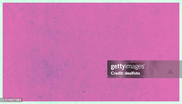 ilustrações, clipart, desenhos animados e ícones de fundo grunge colorido rosa brilhante e vibrante com uma borda verde claro pálido colorido em toda a estrutura horizontal - valentines day home