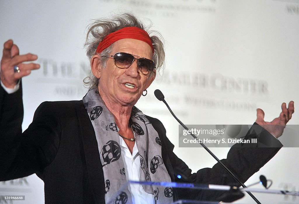 3rd Annual Norman Mailer Center Gala Honoring Keith Richards, Elie Wiesel, Arundhati Roy, And Gay Talese - Inside